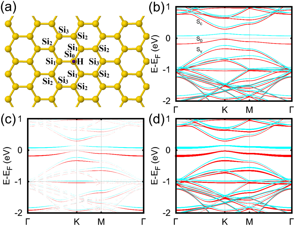 Functionalization of group-14 two-dimensional materials