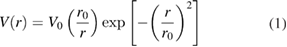 Equation (1)