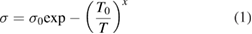 Equation (1)