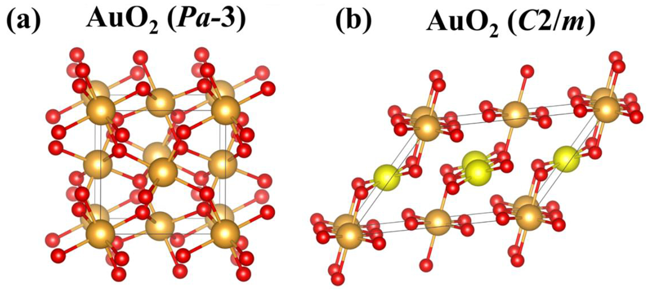Auo Array Computational prediction of a +4 oxidation state in Au via compressed ...