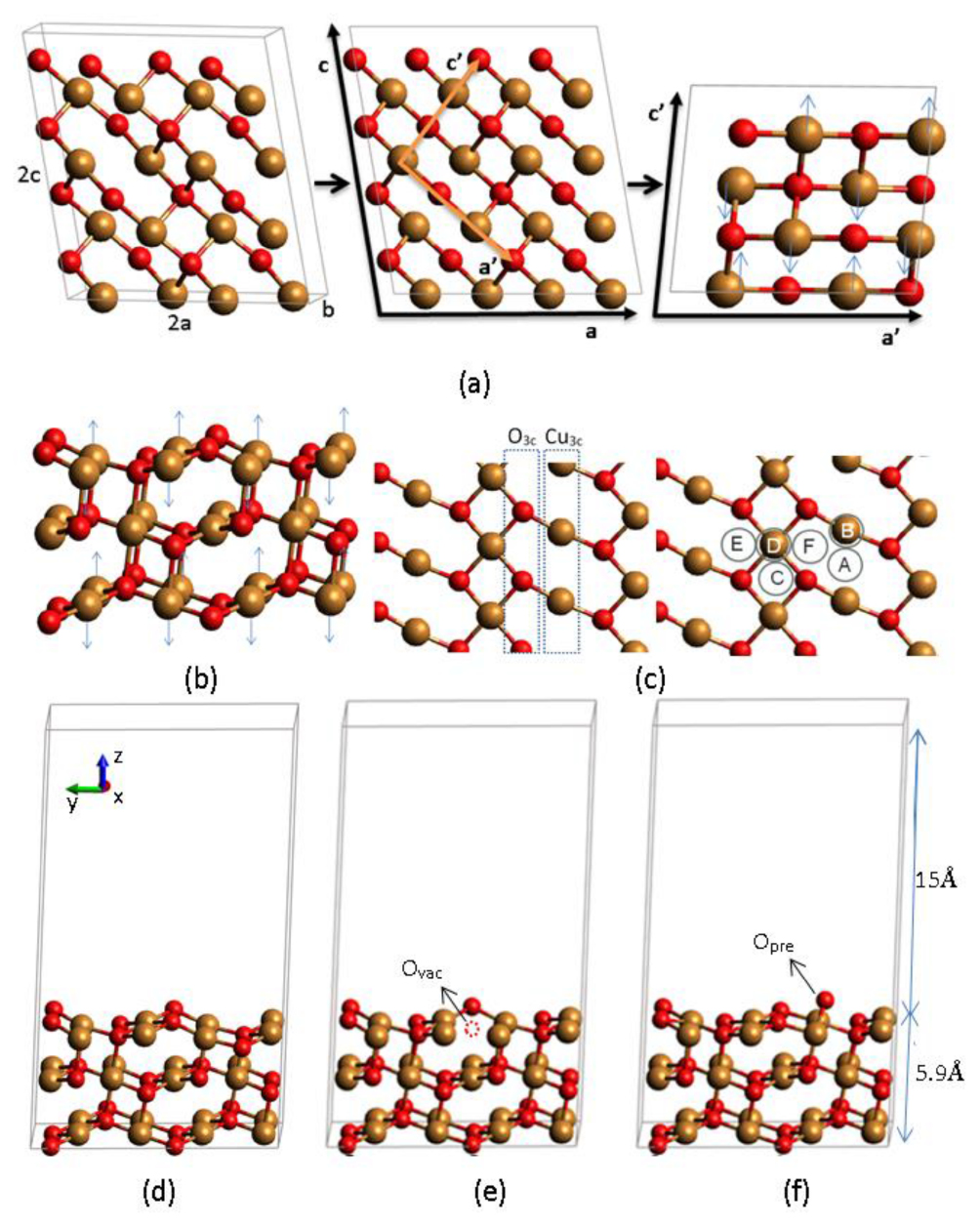 DFT + U study of H2O adsorption and dissociation on stoichiometric and ...