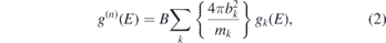 Equation (2)
