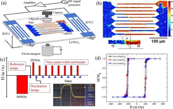 Surface acoustic wave assisted depinning of magnetic domain walls ...