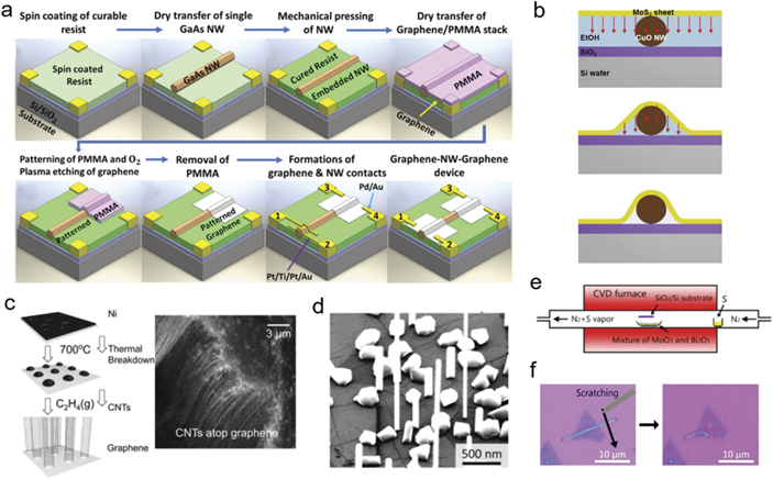 Multiphysics Heterostructure 2D–1D mixed-dimensional heterostructures: progress, device applications ...