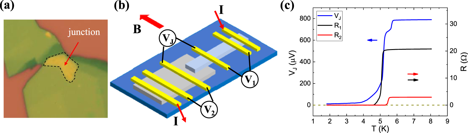 Superconducting quantum interference effect in NbSe2/NbSe2 van der ...