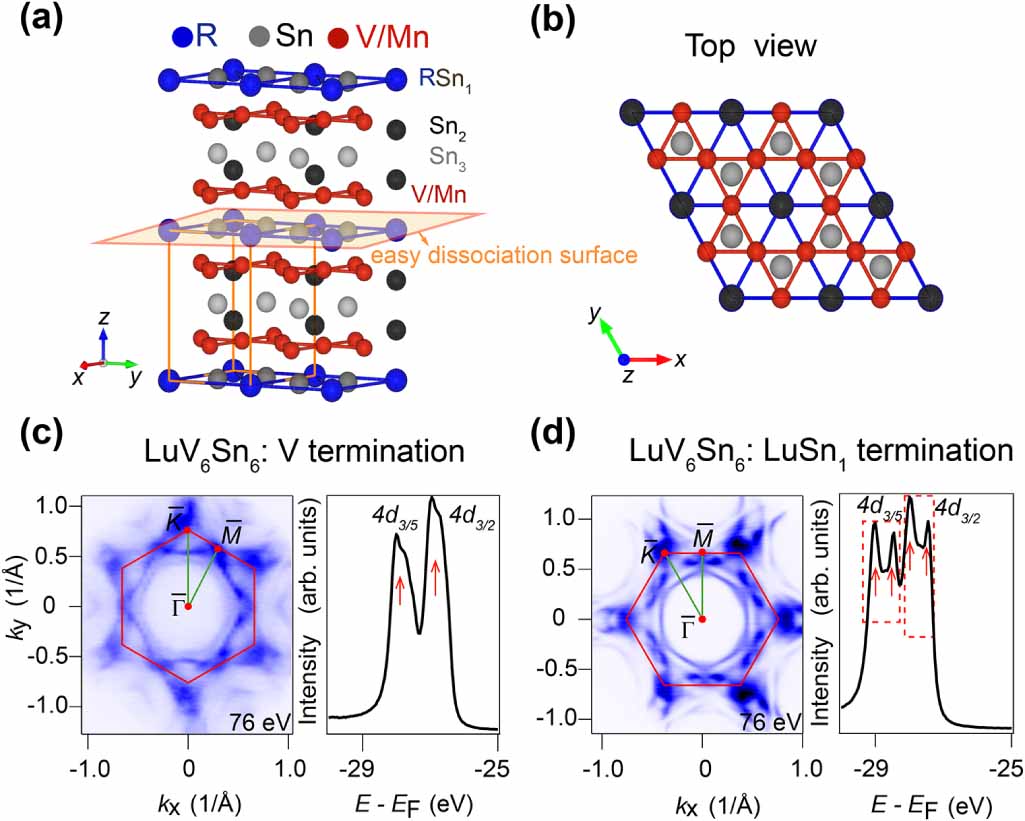 Kagome surface states and weak electronic correlation in vanadium ...