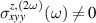 $ \sigma^{z,(2\omega)}_{xyy}(\omega) \neq 0 $