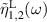 $\tilde{\eta}^{\mathrm{L}}_{1,2}(\omega) $
