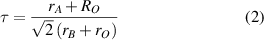 Equation (2)