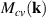 $M_{c v}(\mathbf{k})$