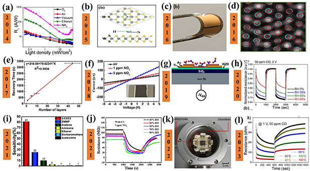 2 D Bar Graph Metal Sensing Recent developments on 2D-materials for gas sensing application ...