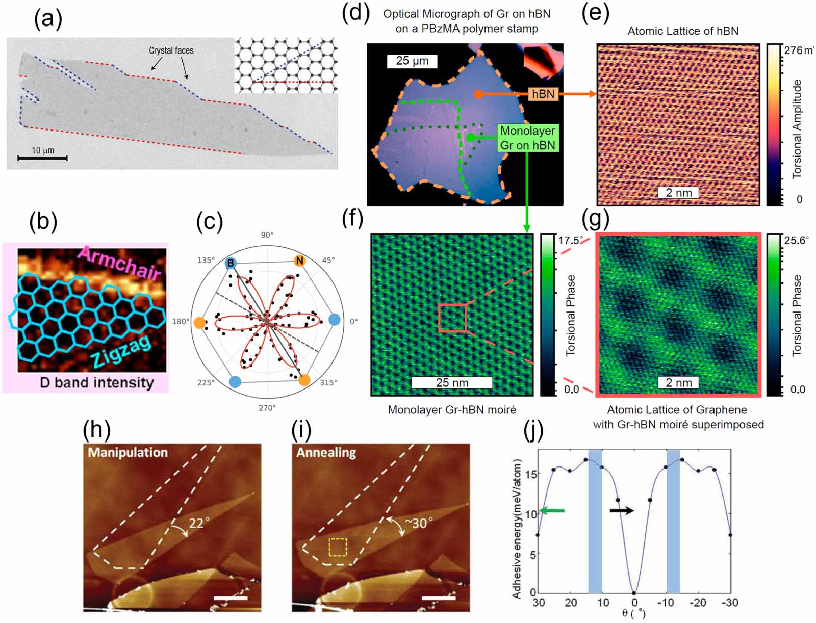 Hexagonal boron nitride/bilayer graphene moiré superlattices