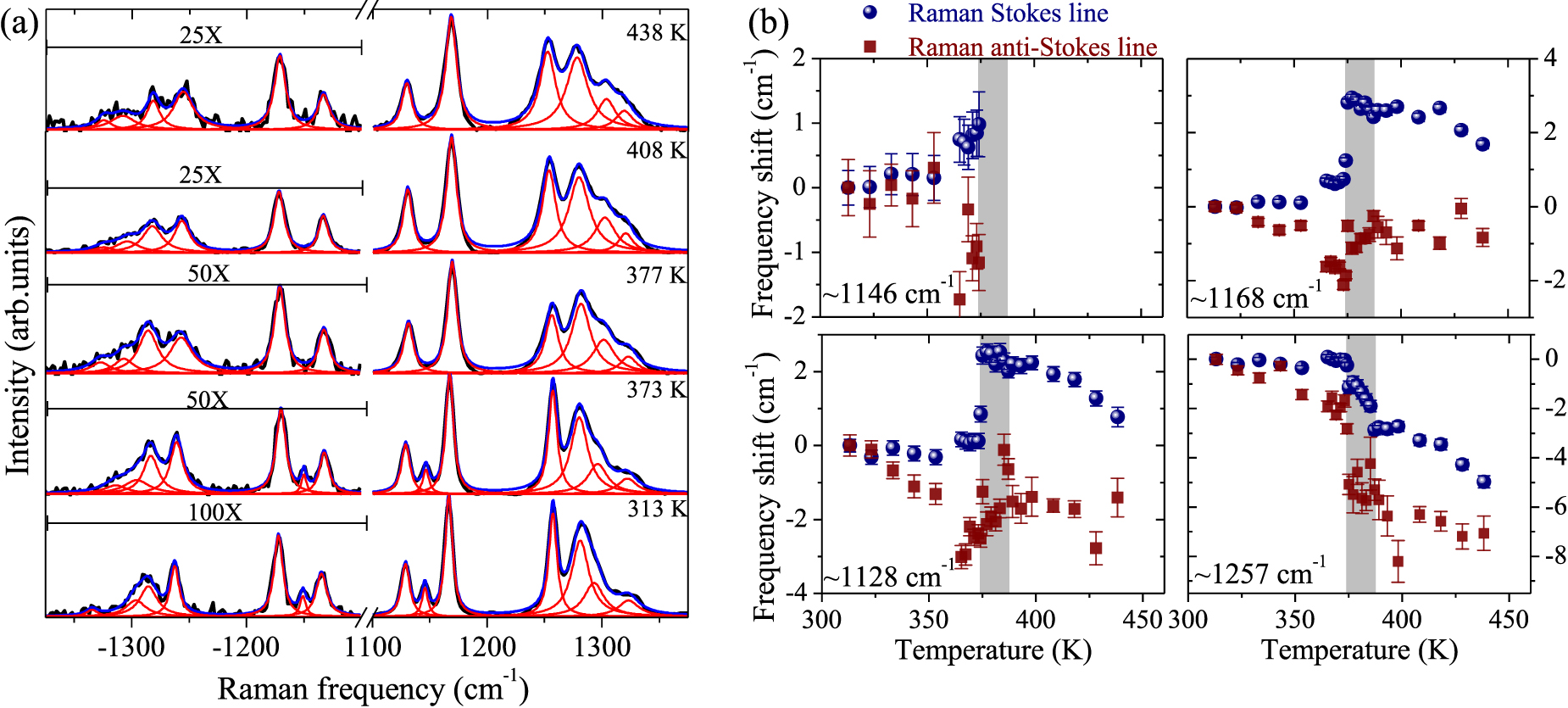 Distinct spectral line shifts in the Raman lines’ Stokes and anti ...