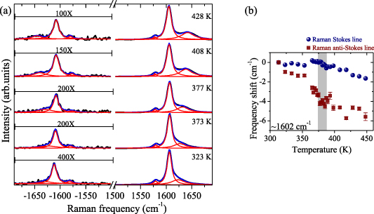 Distinct spectral line shifts in the Raman lines’ Stokes and anti ...