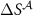 $\Delta S^{\mathcal{A}}$
