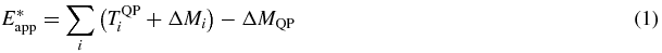 Equation (1)