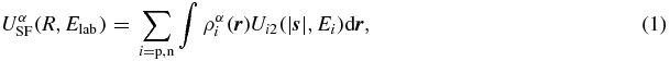 Equation (1)
