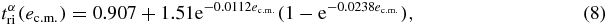 Equation (8)