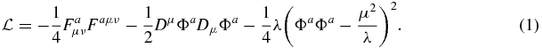 Equation (1)