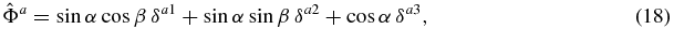 Equation (18)