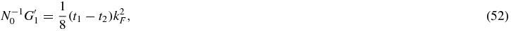Equation (52)
