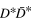 ${{D}^{*}}{{\bar{D}}^{*}}$