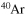 $^{40}{\rm Ar}$