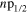 $n{{{\rm p}}_{1/2}}$