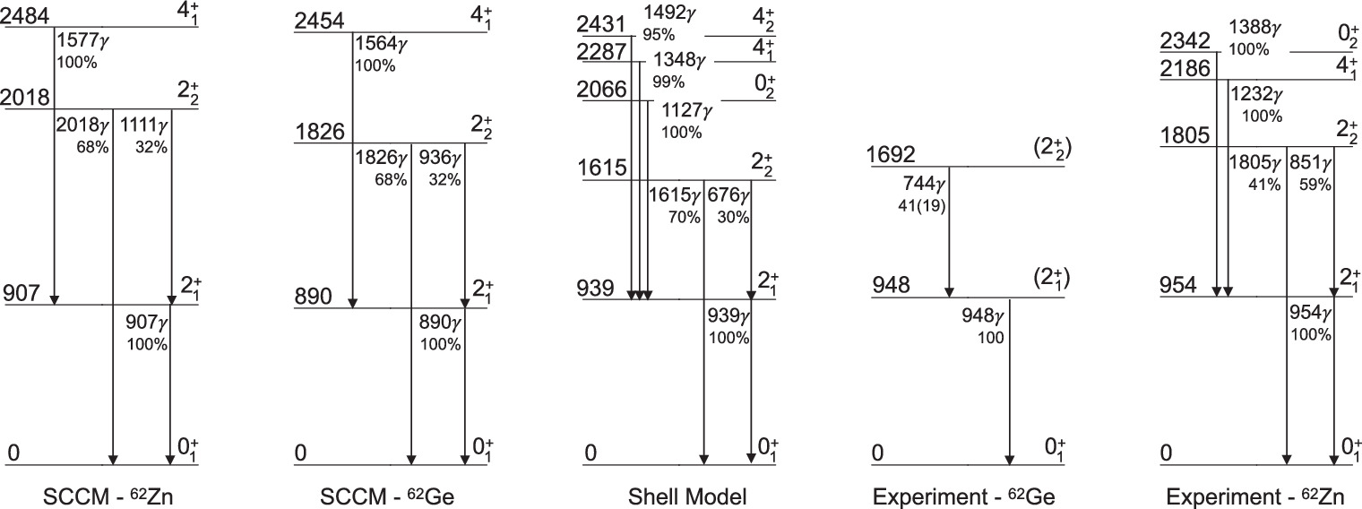 Low-lying excited states in 62Ge investigated by multinucleon knock-out ...