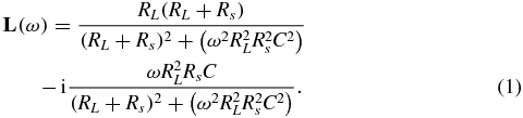 Equation (1)
