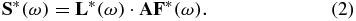 Equation (2)