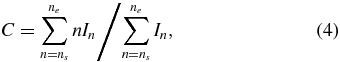 Equation (4)