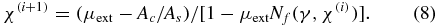 Equation (8)