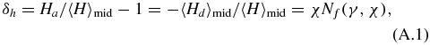 Equation (A.1)
