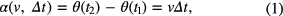 Equation (1)