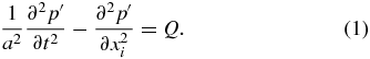 Equation (1)