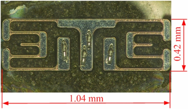 Silicon strain gages bonded on stainless steel using glass frit for ...