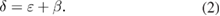 Equation (2)
