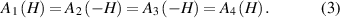 Equation (3)