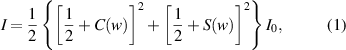 Equation (1)