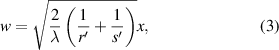 Equation (3)