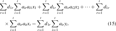 Equation (15)