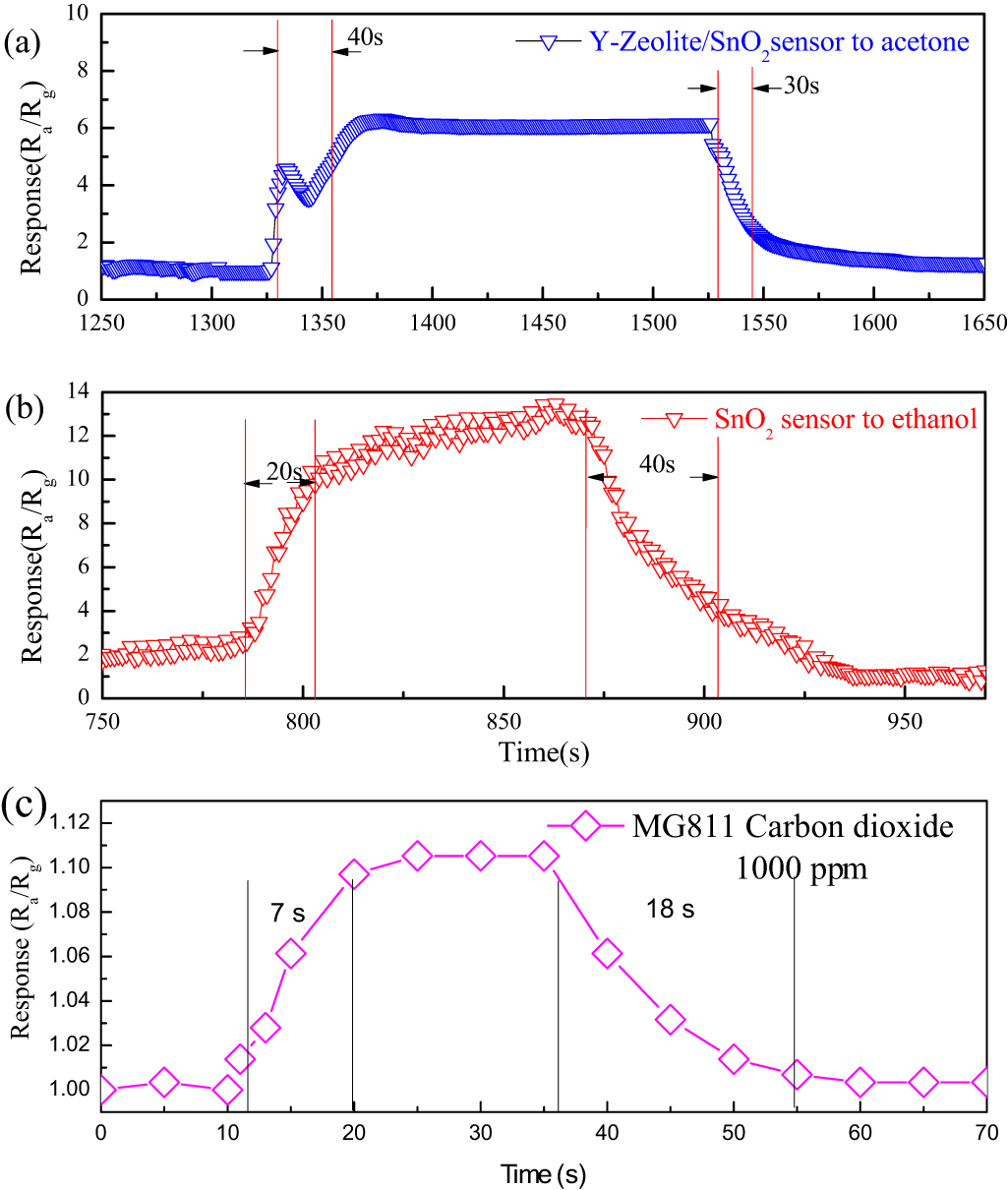 Highly selective acetone detector based on a separation channel and ...