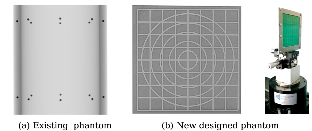 A geometric calibration approach for an industrial cone-beam CT system ...