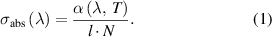 Equation (1)