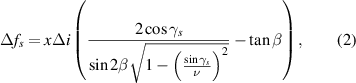 Equation (2)