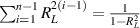 $\sum_{i = 1}^{n-1}R_L^{2(i-1)} = \frac{1}{1-R_L^2}$