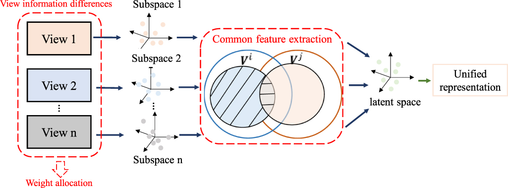 A coarse and fine-grained deep multi view subspace clustering method ...