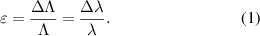 Equation (1)