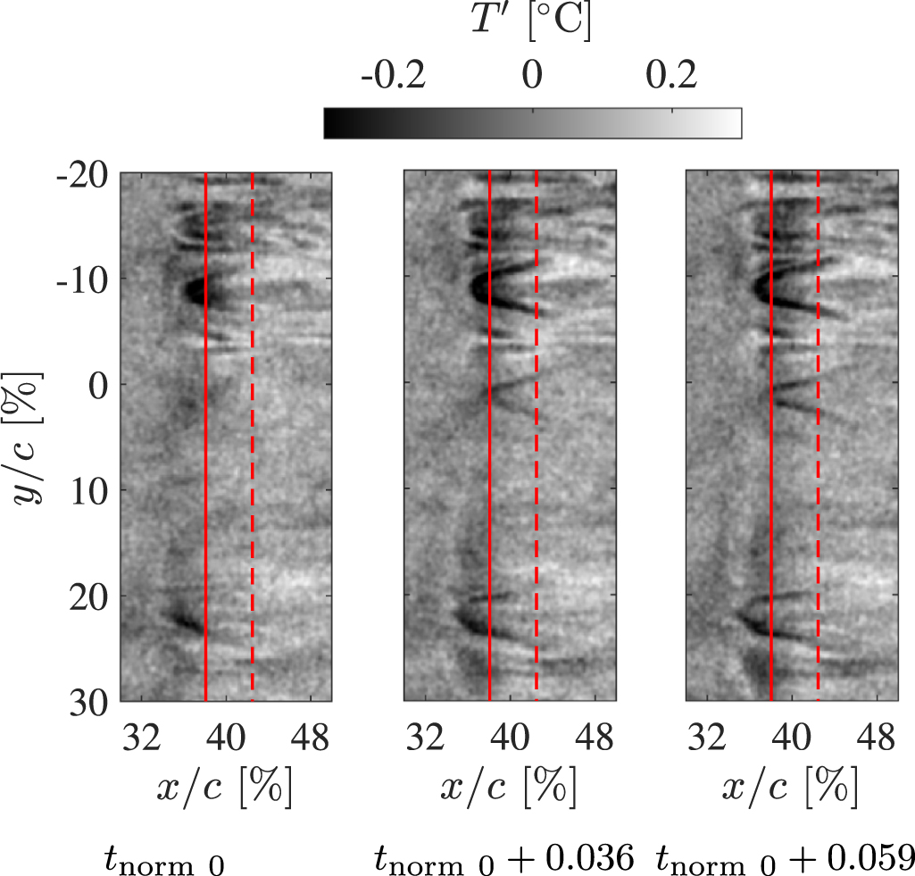 Laminar separation bubble analysis by means of single–shot lifetime ...